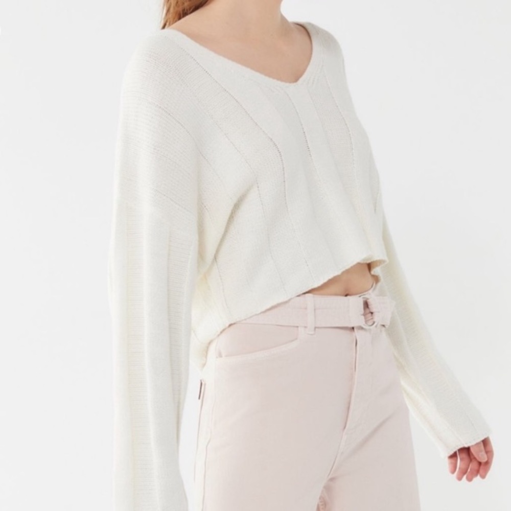 Urban outfitters clementine crop sweater